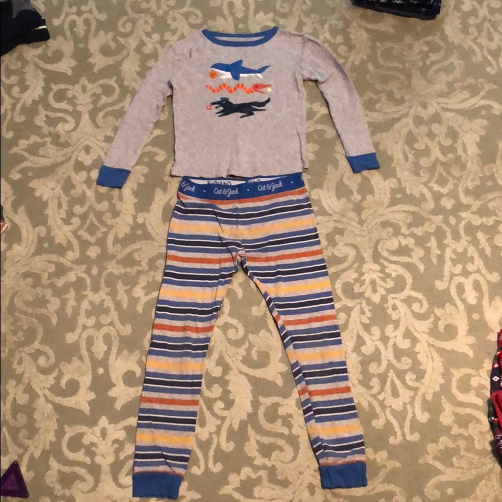 Cat & Jack Boys Shark PJ set